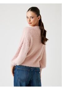 Guess Sweter 167547 Różowy Classic Fit. Kolor: różowy. Materiał: syntetyk #4