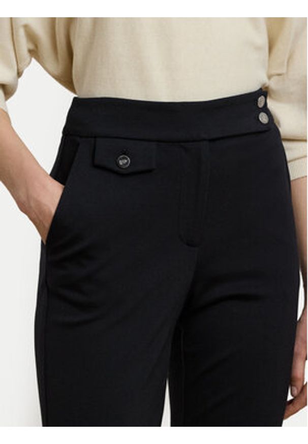 Lauren Ralph Lauren - LAUREN RALPH LAUREN Spodnie materiałowe 200980023001 Czarny Straight Fit. Kolor: czarny. Materiał: wiskoza