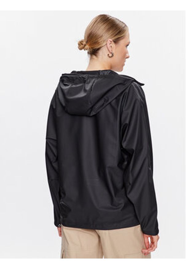 Rains Kurtka anorak 18030 Czarny Casual Fit. Okazja: na co dzień. Kolor: czarny. Materiał: syntetyk. Styl: casual
