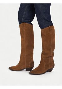 Badura Kowbojki EO-V365-206 Brązowy. Kolor: brązowy. Materiał: skóra, zamsz #3
