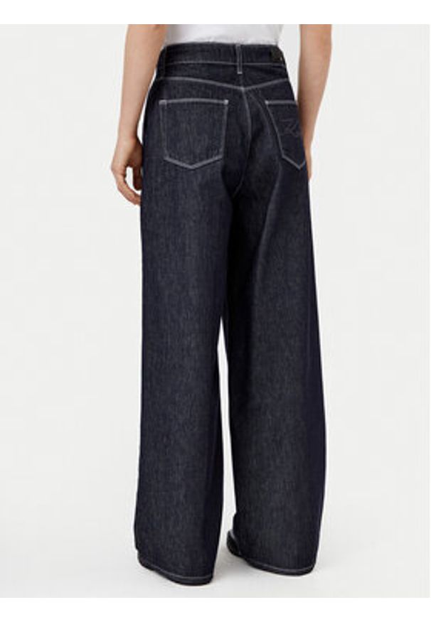 Karl Lagerfeld - KARL LAGERFELD Jeansy A1W10133 Granatowy Loose Fit. Kolor: niebieski