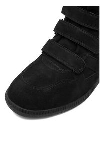 Badura Sneakersy EO-IVI-LT1885-2N Czarny. Kolor: czarny. Materiał: skóra, zamsz #6