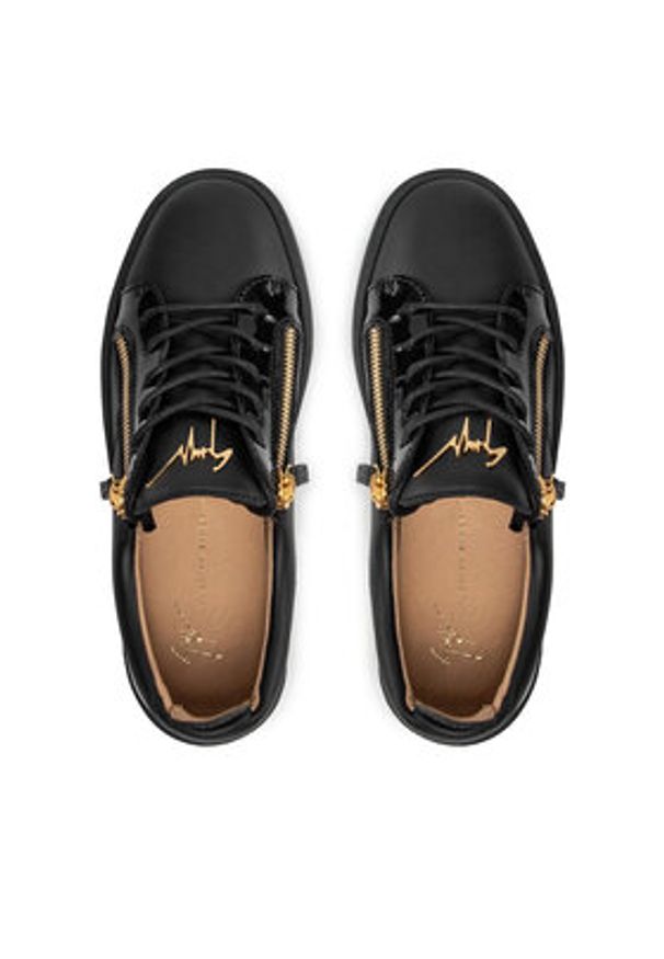 Giuseppe Zanotti Sneakersy RU00010 003 Czarny. Kolor: czarny. Materiał: skóra