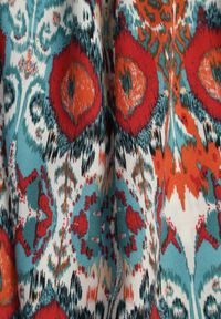 Born2be - Pomarańczowo-Niebieska Bawełniana Sukienka o Rozkloszowanym Kroju na Ramiączkach Tesarae. Okazja: na co dzień, na plażę. Typ kołnierza: dekolt kwadratowy. Kolor: pomarańczowy. Materiał: bawełna. Długość rękawa: na ramiączkach. Sezon: lato. Styl: casual #6