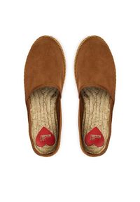 Love Moschino - LOVE MOSCHINO Espadryle JA10572G0OIG5200 Brązowy. Kolor: brązowy. Materiał: skóra, zamsz #6