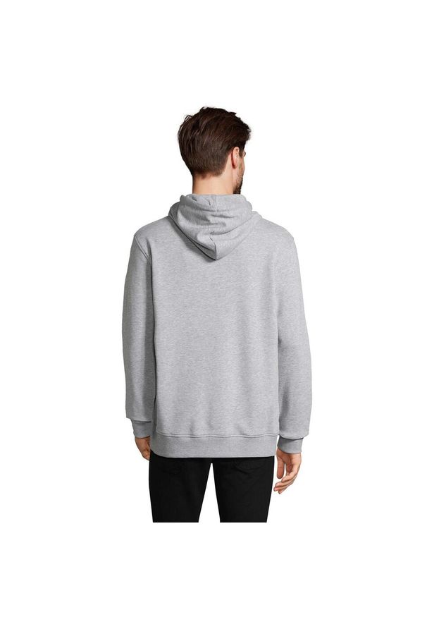 SOL'S - Męska Bluza Z Kapturem Constellation. Typ kołnierza: kaptur. Kolor: szary