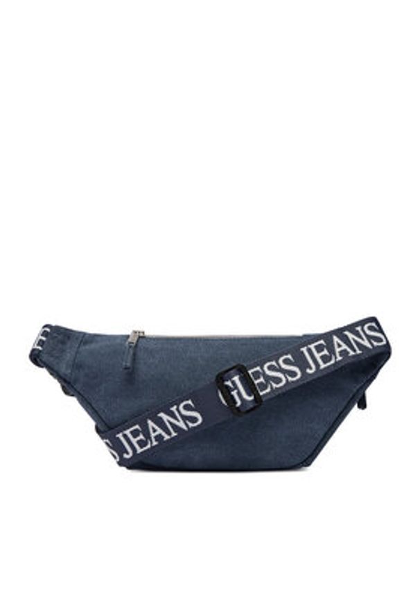 Guess Jeans Torebka CWBEO-GUESS-B-017-09 Granatowy. Kolor: niebieski. Materiał: materiał