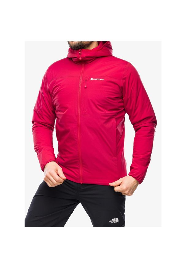 Kurtka ocieplana męska Montane Fireball Hoodie. Kolor: czerwony. Sport: turystyka piesza