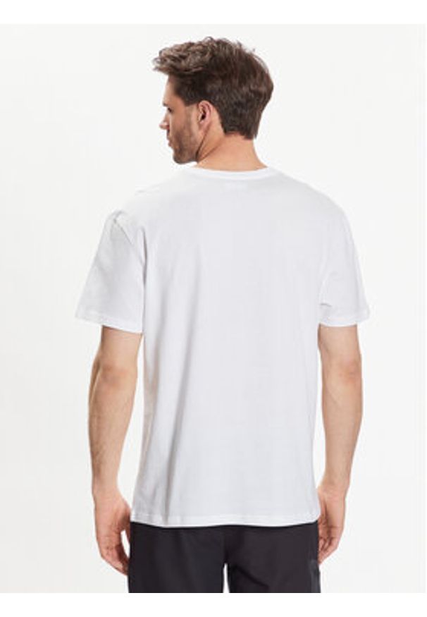 columbia - Columbia T-Shirt Basic Logo 1680053 Biały Regular Fit. Kolor: biały. Materiał: bawełna