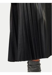 Vero Moda Spódnica z imitacji skóry Bella Holly 10319036 Czarny Regular Fit. Kolor: czarny. Materiał: skóra