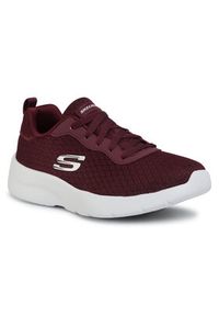 skechers - Skechers Sneakersy Eye To Eye 12964/BURG Bordowy. Kolor: czerwony. Materiał: materiał #4