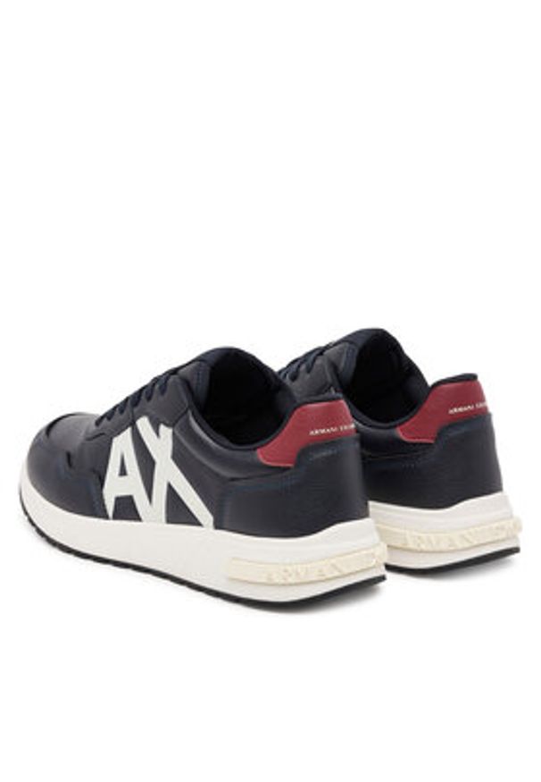 Armani Exchange Sneakersy XM001683 AF17360 MB034 Granatowy. Kolor: niebieski. Materiał: skóra