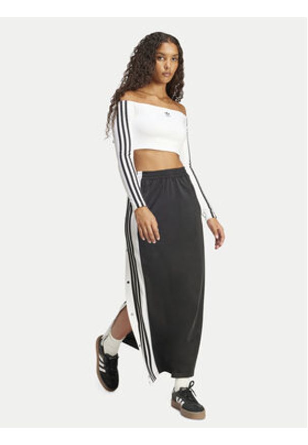 Adidas - adidas Spódnica maxi adicolor Adibreak JD0923 Czarny Loose Fit. Kolor: czarny. Materiał: syntetyk