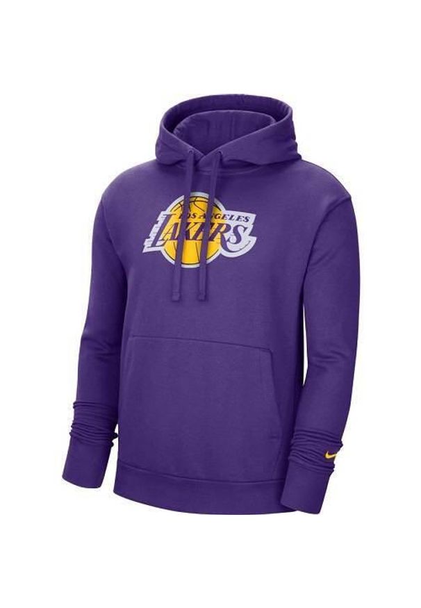 Bluza sportowa męska Nike Los Angeles Lakers Essential. Typ kołnierza: kaptur. Kolor: wielokolorowy. Sport: koszykówka