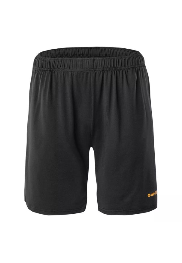 Hi-tec - Spodenki męskie treningowe Hi-Tec Ravi - czarne, Rozmiar XXL. Kolor: czarny. Materiał: poliester, elastan, materiał. Długość: krótkie. Sezon: lato. Sport: fitness