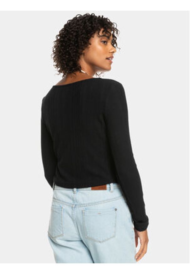 Roxy Kardigan Mystical Sky Kttp ERJKT04046 Szary Slim Fit. Kolor: szary. Materiał: syntetyk