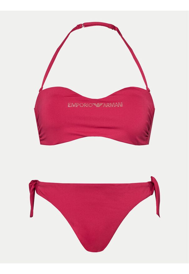 Emporio Armani Bikini 262737 4R301 01975 Czerwony. Kolor: czerwony. Materiał: syntetyk