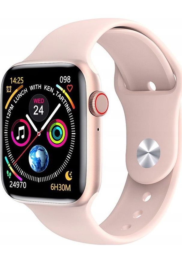 ZAXER - Smartwatch Zaxer Z26 Różowy. Rodzaj zegarka: smartwatch. Kolor: różowy