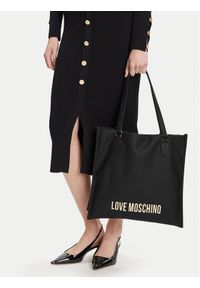 Love Moschino - LOVE MOSCHINO Torebka JC4020PP1NKD0000 Czarny. Kolor: czarny. Materiał: skórzane #1