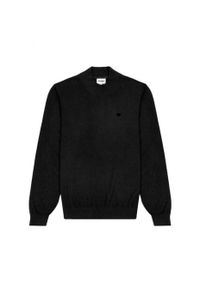 Wrangler - WRANGLER ROLL NECK KNIT MĘSKI SWETER BLACK W8D42P100