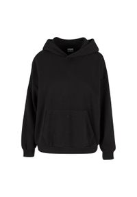 Urban Classics - Bluza Z Kapturem Frotte Dla Kobiet. Typ kołnierza: kaptur. Kolor: czarny #1