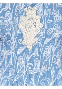 Iconique Sukienka letnia IC23 007 Niebieski Regular Fit. Kolor: niebieski. Materiał: bawełna. Sezon: lato #7