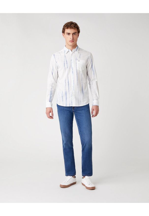 Wrangler - KOSZULA MĘSKA WRANGLER LS 1PKT SHIRT WHITE W5A9OG989 112130089