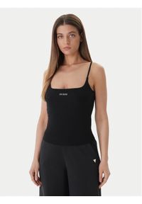 Guess Top V6GP18 K3470 Czarny Regular Fit. Kolor: czarny. Materiał: syntetyk #1