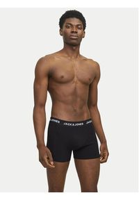 Jack & Jones - Jack&Jones Komplet 3 par bokserek Paris 12259575 Czarny. Kolor: czarny. Materiał: bawełna #8