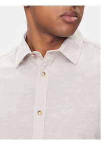 Jack & Jones - Jack&Jones Koszula Summer 12248384 Beżowy Comfort Fit. Kolor: beżowy. Materiał: bawełna