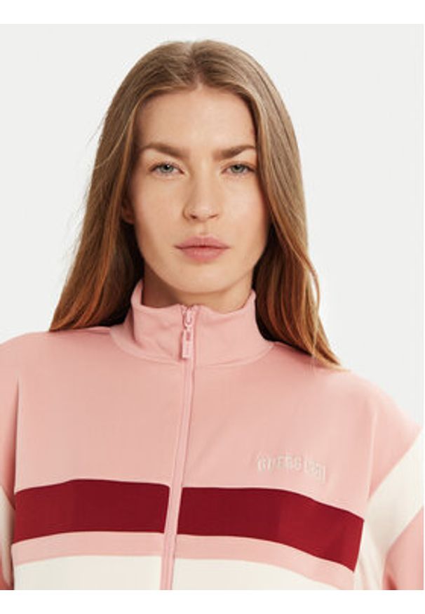 Guess Bluza V5RQ00 KCO72 Różowy Regular Fit. Kolor: różowy. Materiał: syntetyk