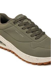 skechers - Skechers Sneakersy 183048/OLV Zielony. Kolor: zielony. Materiał: skóra #4