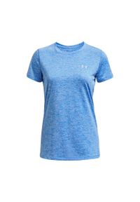Koszulka fitness damska Under Armour Tech SSC - Twist. Kolor: niebieski. Sport: fitness
