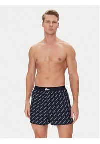 Lacoste Komplet 3 par bokserek 7H2387 Granatowy. Kolor: niebieski. Materiał: bawełna #8