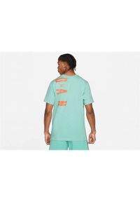 Koszulka sportowa męska Nike Air Jordan Stretch. Kolor: zielony. Długość rękawa: krótki rękaw. Długość: krótkie. Sport: koszykówka #2