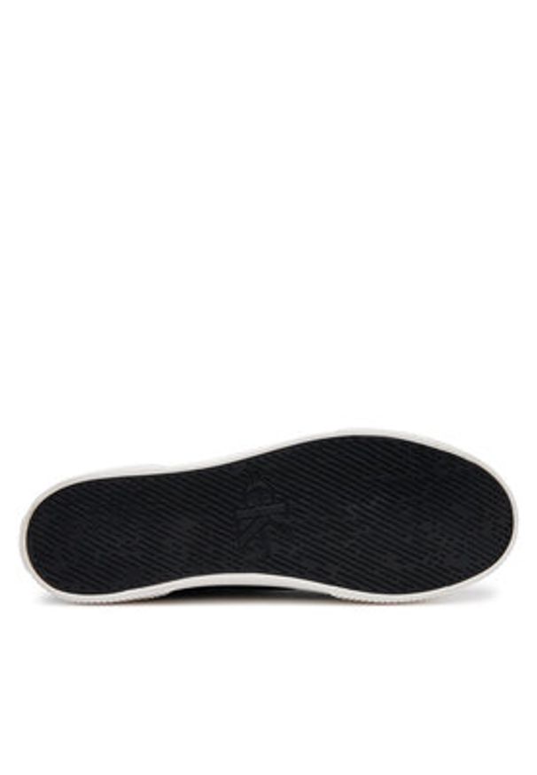 Calvin Klein Jeans Sneakersy Ess Vulc Mid Cv Mg Wn YW0YW01761 Czarny. Kolor: czarny. Materiał: materiał