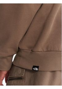The North Face Bluza Simple Dome NF0A89FC Brązowy Regular Fit. Kolor: brązowy. Materiał: syntetyk
