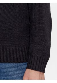 Brave Soul Sweter MK-230DITTON Czarny Regular Fit. Kolor: czarny. Materiał: wiskoza