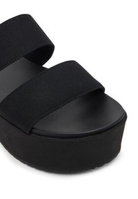 Calvin Klein Jeans Klapki Flatform Sandal Webbing In YW0YW01789 Czarny. Kolor: czarny. Materiał: materiał #4