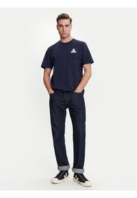 GAP - Gap T-Shirt 769029-03 Granatowy Regular Fit. Kolor: niebieski. Materiał: bawełna