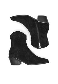 DeeZee Kowbojki HY80057-2 Czarny. Kolor: czarny. Materiał: materiał #5