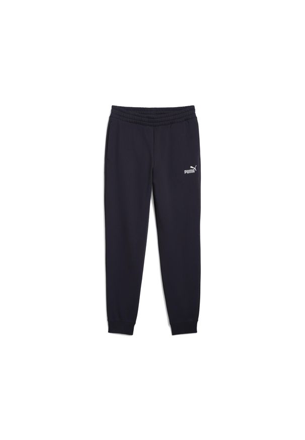 Puma - Męskie spodnie dresowe Essentials z logo No. 1 PUMA New Navy Blue. Kolor: niebieski. Materiał: dresówka. Sport: fitness