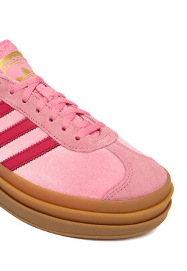 Adidas - adidas Sneakersy Gazelle Bold JR5964 Różowy. Kolor: różowy. Materiał: zamsz, skóra. Model: Adidas Gazelle