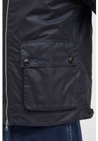 Barbour kurtka męska kolor granatowy przejściowa. Okazja: na co dzień. Kolor: niebieski. Materiał: bawełna, materiał. Styl: casual #5