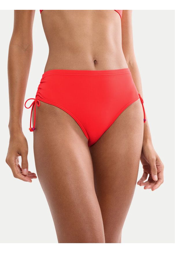 Triumph Dół od bikini Mix & Match Summer Midi 05 Sd 10226473 Pomarańczowy Relaxed Fit. Kolor: pomarańczowy. Materiał: syntetyk