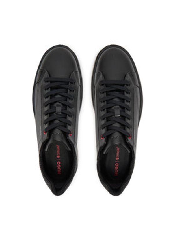 Hugo - HUGO Sneakersy Urian 50548663 Czarny. Kolor: czarny. Materiał: skóra