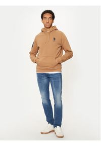 U.S. Polo Assn. Bluza MUP0683 Brązowy Regular Fit. Typ kołnierza: polo. Kolor: brązowy. Materiał: bawełna #4