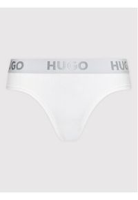Hugo Figi klasyczne Brief Sporty Logo 50469643 Biały. Kolor: biały. Materiał: bawełna