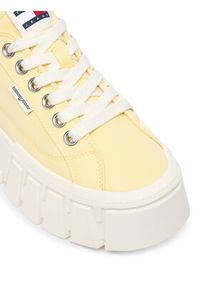 Tommy Jeans Sneakersy Tj Platform Sneaker EN0EN03098 Żółty jasny. Kolor: żółty. Materiał: materiał. Obcas: na platformie #5
