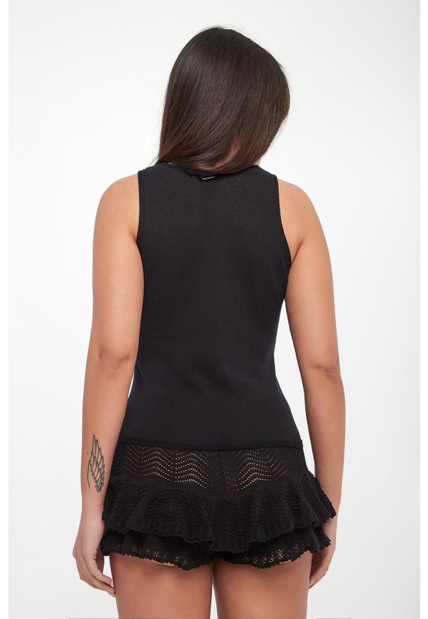 Twinset Milano - Top damski z nadrukiem czereśni TWINSET. Wzór: nadruk